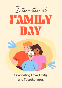 International Family Day Celebration Flyer Image Preview