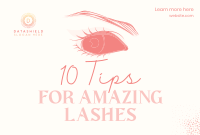Lashes Tips Pinterest board cover Image Preview