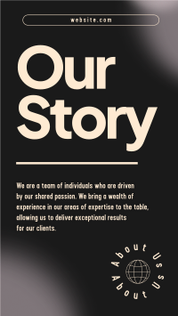 Simple Our Story TikTok Video Design