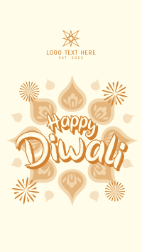Diwali Festival Greeting Facebook story Image Preview