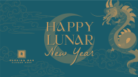 Lunar New Year Dragon Facebook event cover Image Preview