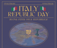 Retro Italian Republic Day Facebook post Image Preview