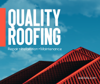 Quality Roofing Facebook Post Design