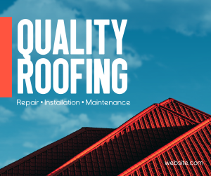 Quality Roofing Facebook Post Image Preview