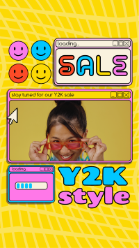 Y2K Fashion Brand Sale Instagram Reel Design