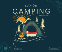 Campsite Sketch Facebook post Image Preview