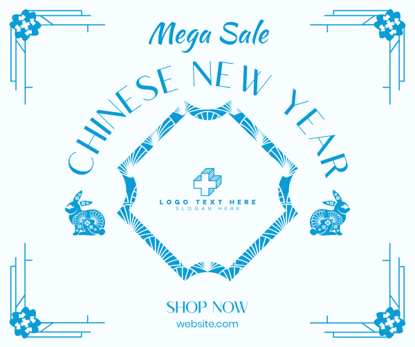 Chinese Year Sale Facebook Post Design Image Preview