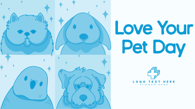 Modern Love Your Pet Day Facebook event cover Image Preview