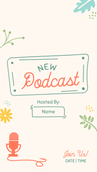 Generic Podcast Show Instagram story Image Preview