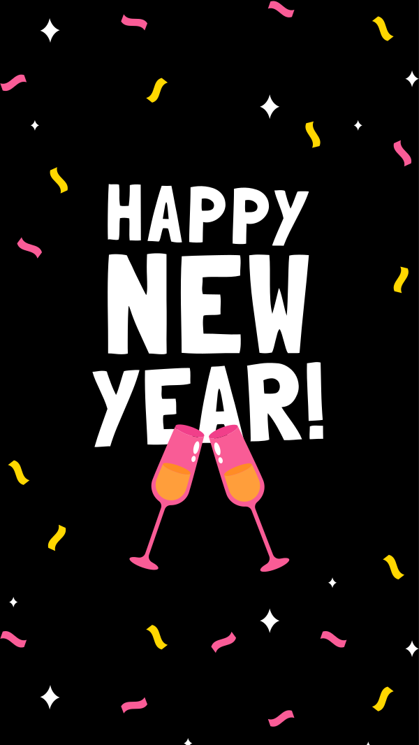 Happy New Year Instagram Story Design Image Preview