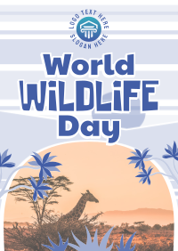 Modern World Wildlife Day Poster Image Preview