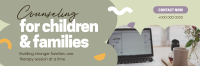 Counseling for Children & Families Twitter header (cover) Image Preview