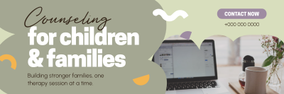 Counseling for Children & Families Twitter header (cover) Image Preview