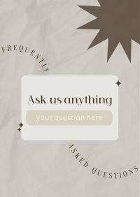Ask anything Flyer Design