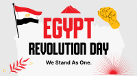 Egyptian Revolution Facebook event cover Image Preview