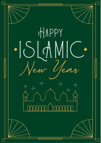Elegant Islamic Year Flyer Design