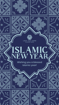 Islamic New Year Wishes TikTok Video Design