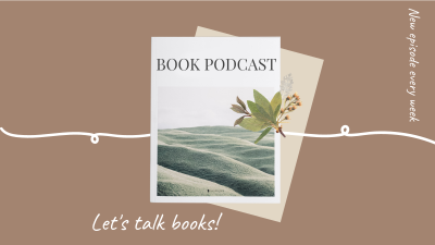 Book Podcast Facebook event cover Image Preview