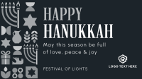 Happy Hanukkah Pattern Video Design