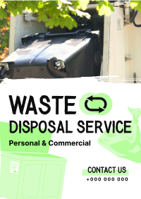 Waste Disposal Management Flyer Design