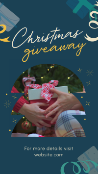 Christmas Giveaway TikTok video Image Preview