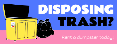 Disposing Trash? Facebook cover Image Preview