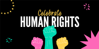 Celebrate Human rights Twitter post Image Preview