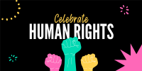 Celebrate Human rights Twitter Post Image Preview