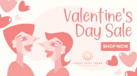V-Day Couple Facebook event cover Image Preview
