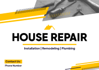 Home Repair Services Postcard Design