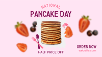 Berry Pancake Day Facebook Event Cover Design