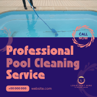 Pool Cleaning Service Instagram Post Design