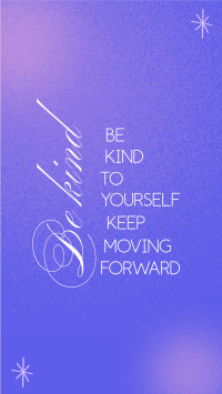 Be Kind To Yourself TikTok video Image Preview