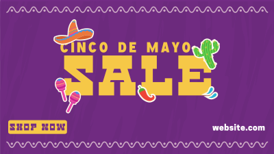 Cinco de Mayo Stickers Facebook event cover Image Preview
