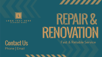 Repair & Renovation Facebook event cover Image Preview