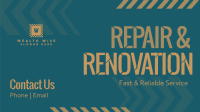 Repair & Renovation Facebook Event Cover Image Preview