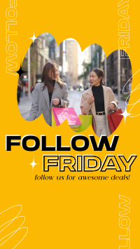 Awesome Follow Us Friday Instagram Story Design