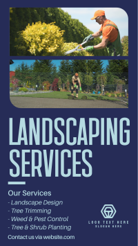 Landscaping Services Instagram story Image Preview