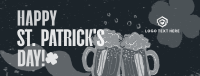 St. Patrick's Beer Greeting Facebook Cover Design