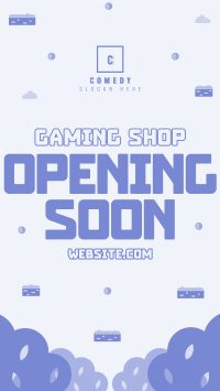 Game Shop Opening Facebook story Image Preview