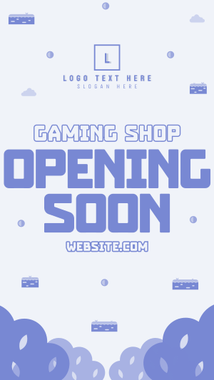 Game Shop Opening Facebook story Image Preview