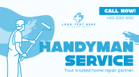 Handyman Service Facebook Event Cover Design
