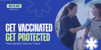 Get Hepatitis Vaccine Twitter Post Preview