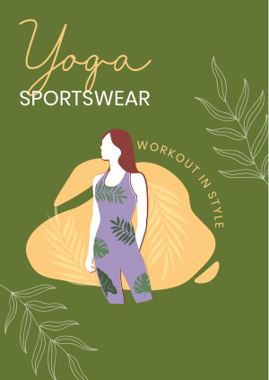 Yoga Sportswear Poster Image Preview