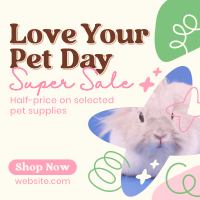 Dainty Pet Day Sale Instagram Post Design