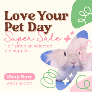 Dainty Pet Day Sale Instagram post Image Preview