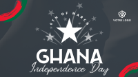 Ghana Independence Celebration Facebook Event Cover Design