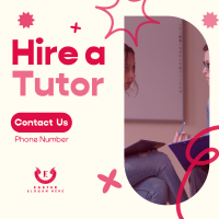 Junior Private Tutor Instagram Post Design