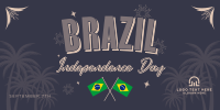 Festive Brazil Independence Twitter Post Preview