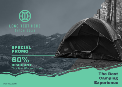 The Best Camping Experience Postcard Image Preview